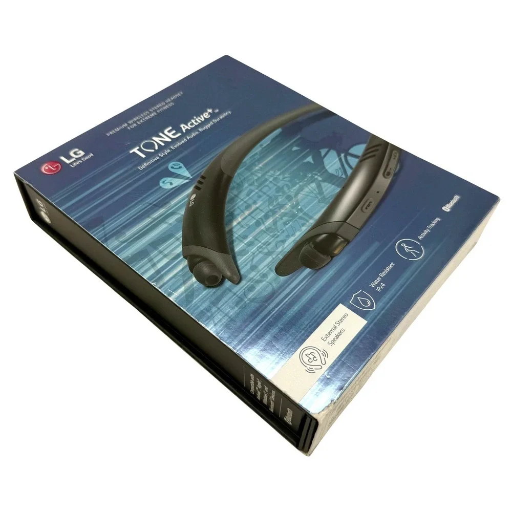 LG TONE Active+ HBS-A100 Bluetooth Wireless Headset Black New Old Stock NOS